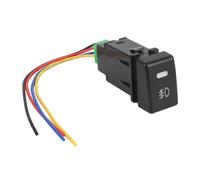 Yanmis Interruttore a Pulsante 4 Poli 12V, Spia LED, per Applicazioni
