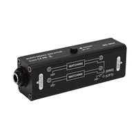 Yanmis Isolatore del Rumore del Loop di Terra, Filtro del Rumore per il Stereo Domestico 'autoradio, Eliminatore del Ronzio Professionale con Jack da 6,35 Mm