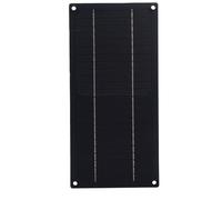 Yanmis Kit Controller Pannello Solare da 6 W, Pannello Solare Flessibile Monocristallino con Regolatore di Carica, Doppia Uscita USB e Tipo C, Protezione da Sovracorrente per Batteria Power Bank del