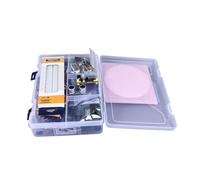Yanmis Kit Divertente di Componenti Elettronici Aggiornato, Kit di Avvio Elettronico con Breadboard 830, Cavi Jumper, di Saldatura PCB, Modulo Sensore LED per