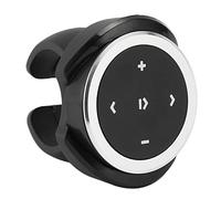 Yanmis Kit Telecomando Wireless con Pulsante Multimediale con Supporto per Volante 'auto, per Autoscatto e Registrazione Video Compatibile con Tablet per Telefono Cellulare - Installazione Semplice,