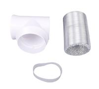 Yanmis Kit Tubo di Ventilazione per Asciugatrice con Gomito a 90 Gradi, 4