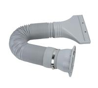 Yanmis Kit Tubo Prolunga di Scarico per Cabina di Verniciatura per Aerografo, Flessibile from 67 Pollici con Piatto, Adattatore Flusso D'aria di Ricircolo Progetti Artigianali