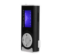 Yanmis Lettore MP3 con Clip, Lettore Musicale Portatile con Torcia LED e Altoparlante, Batteria a Lunga Durata, Corpo in Lega di Alluminio, Auricolari e Cavo USB Inclusi per lo Sport (BLACK)
