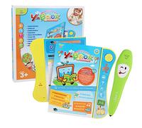 Yanmis Libro per Bambini con Scheda Audio con Penna per L'apprendimento, Divertente Giocattolo Educativo per Ragazzi e Ragazze, Interazione Genitore-figlio