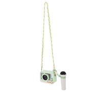 Yanmis Macchina per Karaoke Portatile con Microfono Altoparlante Bluetooth, Piccolo Altoparlante Karaoke Trasparente Bassi Ad Alta Potenza Incorporati, Riproduzione 12 Ore per Feste in Campeggio in