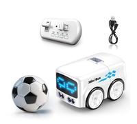 Yanmis Magic Mini RC Bus Giocattolo 2026, Auto Telecomandata Gesti e Sensore Smart, Tracciamento Automatico Linea Veicolo Desktop con Luci LED Espressione Facciale, Giocattolo Educ