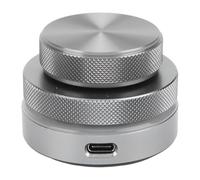 Yanmis Manopola di Controllo del Volume, Controller Multimediale Cablato 2.4G / Bluetooth/USB C con Luce RGB per Wins, OS X, Android, HarmonyOS, IOS