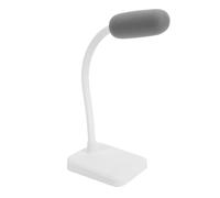 Yanmis Microfono Omnidirezionale Cablato da 3,5 Mm, Audio HiFi, Riduzione Intelligente del Rumore, Collo di Cigno Regolabile, Plug and Play Mute con un Tasto, Microfono da Tavolo per