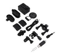 Yanmis Mini Action Camera 4K con Design Diviso Indossabile, Controllo APP WiFi e Obiettivo Grandangolare, Fotocamera Corporea per Vlog Ciclismo Escursionismo Registrazione di Viaggi, Sport Magnetici a