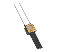 Yanmis Misuratore di umidità per Cereali Display LCD Digitale Tester Portatile con Doppia Sonda per Riso Grano Mais Soia Prompt Vocale Funzione di Memoria Allarme Regolabile