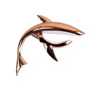 Yanmis Morsetto per Chitarra Durevole e Salva-sforzo per Chitarra Elettrica Ukulele Principianti Professionisti Materiale in Lega (Oro rosa)