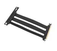 Yanmis PCI E 4.0 X16 Cavo di Estensione, Cavo di Estensione della Scheda Grafica GPU 128GBPS da 90 Gradi, Compatibile con RTX 4090 TI E 8900 XT, PCIE 3.0, 2.0 E 1.0 (10 cm)