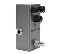 Yanmis Pedale Compressore per Chitarra Dual Mode True Bypass 3 Manopole Effetto Compressore Dinamico in Lega di Alluminio con Controlli COMP/TONE/LEVEL