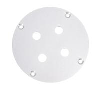Yanmis Piastra per Pareti Audio in Lega di Alluminio, Pannello Post -terminale Rilegatura per Altoparlanti per Doppio 1/4 in Jack per Cuffie per Barra Domestica per Auto Cabinet (SILVER)
