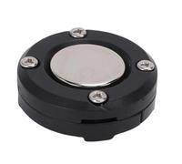 Yanmis Portamicrofono Magnetico, Supporto Universale per Microfono CB con Potente Base Magnetica Compatibile con Microfoni con Altoparlante a Manopola Circolare (BLACK)