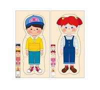 Yanmis Puzzle del Corpo Umano per Bambini Puzzle di Anatomia della Struttura Corporea Robusta e, Imparare Giocando Strumenti Didattici per la Consapevolezza degli Organi del Corpo in Legno per (#1)