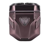 Yanmis Regolabarba Elettrico da Uomo, Display LCD Impermeabile IPX7 Regolabarba Ricaricabile Senza Fili, Batteria Al Litio 400mAh 90 Minuti, Kit da Viaggio con Motore Ad Alte Prestazioni per