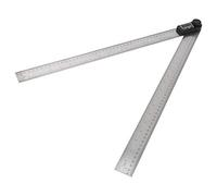 Righello angolare con display digitale, misuratore angolare elettronico 2 in 1 con manopola di bloccaggio 0-360 ° Righello per falegnameria Misuratore goniometro multifunzione(500mm)