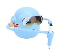 Yanmis Robot da Disegno Intelligente, Giocattolo per L'apprendimento Automatico del Disegno Educativo per Bambini con 100 P Cards Ainting 12 Penne Colorate Intelligente Voice Broadcast
