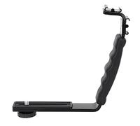 Yanmis Robusta Impugnatura per Stabilizzatore in Metallo con Interfaccia Cold Shoe per OM 4/ Mobile 2 3, Comodo Supporto per Stabilizzatore Touch Interfaccia a Vite da 1/4 di Pollice, Colore Misto