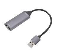 Yanmis Scheda di Acquisizione Video 4K, Scheda di Acquisizione Video con Interfaccia Multimediale HD Ingresso 4K30Hz Uscita 60Hz USB 3.0 Senza Alimentazione Esterna per Giochi Reg