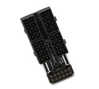 Yanmis Scheda di alimentazione GPU a 180 Gradi 4x8P a 12VHPWR 12P 4P ATX3.0 PCIe 5.0 GPU PCIe Connettore in Lega di Alluminio Design Squisito per Desktop