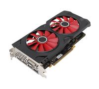Yanmis Scheda Grafica 580, GPU da Gioco GDDR5 da 8 GB a 256 Bit con Doppia Ventola di Raffreddamento, PCI Express 3.0, velocità di Clock 1244 MHz per Giochi 4K, Editing Video, CAD CAM 3D