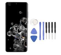 Yanmis Schermo per S20 Ultra SM-G988B DS Versione Internazionale UE, Gruppo Digitalizzatore Touch Screen con Strumento di Smontaggio, Kit di Riparazione Touch Screen Display