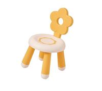 Yanmis Sedia Portatile in Plastica per attività per Bambini, Sedia per Bambini Leggera e Carina per Ragazzi e Ragazze, Ampio Sedile per la Sicurezza, Ideale per L'uso in Classe, Materiale PP (Limone)