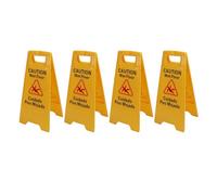 Yanmis Segno di Pavimento a Umido Grande Segno Pieghevole Portatile del Pavimento per Ampia Applicazione 12pcs