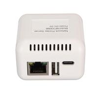 Yanmis Server di stampa USB compatto e portatile, funzione di stampa efficiente, condivisione multiutente, archiviazione su scheda di memoria personalizzabile. Stampa mobile a distanza