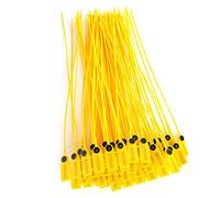 Yanmis Sigillo di Sicurezza in Plastica, Fascette Resistenti 40cm for Uso | Materiale PP, lamiera d\'acciaio per sicurezza, adatto per logistica, trasporto, magazzino, spedizione