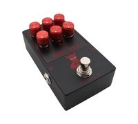 Yanmis Simulatore di Amplificatore Valvolare a Pedale Overdrive per Basso con Controllo Armonico EQ a 2 Bande Pedale Effetti Compatto True Bypass per Basso Dal Tono Vintage a Moderno