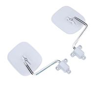 Yanmis Specchietti Laterali di Ricambio, per Landcruiser BJ40 BJ42 FJ40 FJ45 HJ45 HJ47, Specchietti Retrovisori Esterni Trasparenti e Regolabili Manualmente, per 1975 1984 2 Porte