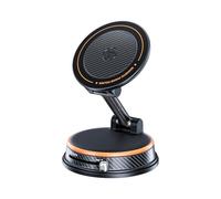Yanmis Supporto Magnetico per Telefono per Auto, Supporto Regolabile a 360 Gradi con Aspirazione Sottovuoto con Deodorante per Ambienti, Supporti per Telefono per IOS 17 16 15 14 13 Pro (ORANGE)