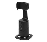 Yanmis Supporto per Telefono con Tracciamento Automatico del Volto, Rotazione di 360° Supporto per Fotocamera con Tracciamento AI con Controllo Gestuale e Telecomando, Nessuna App