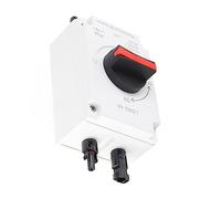 Yanmis Switch Elettrico Fotovoltaico IP66 Mystical/Fantasy Reportardant 1200V 32A 4p per, Materiale per PC Barche (Protezione Fusibile)