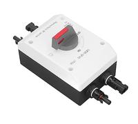 Yanmis Switch Elettrico Fotovoltaico IP66 Mystical/Fantasy Reportardant 1200V 32A 4p per, Materiale per PC Barche (2 in 1)