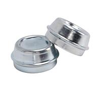 Yanmis Tappo Antipolvere per Rimorchio da 2 Pezzi 48 Mm, Coperchio Antigrasso per Ruota in Acciaio Zincato con Installazione Semplice, Ricambio per Ruota del Rimorchio Alko