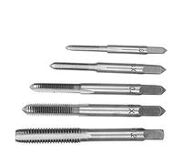 Yanmis Threaded Cutter, Threaded Thread, M3 M5 M6 M8 Thread Screw Manual Tapping to be Used manually for Drilling Machine Tools(Silver)