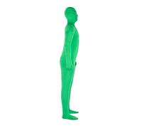 Yanmis Tuta Professionale per Schermo Verde Tuta Chromakey Elastica per Tutto il Corpo per Post-produzione Video Costume per Performance in Studio Cinematografico Unisex (180 cm)