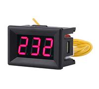 Yanmis Voltmetro, AC 0,36 ″ 70-380 V Misuratore di Tensione Display a LED Pannello di Tensione Digitale utilizzato per Test di elettricità di Rete CA 220 V, monitoraggio della Tensione del generatore