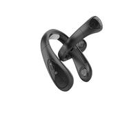 Yannice Car Electric Fan - Ventilatore da auto da 5000 mAh, ricaricabile tramite USB, silenzioso, con display digitale a LED, elettrico, portatile, senza pale, per estate Cool Down(Black )