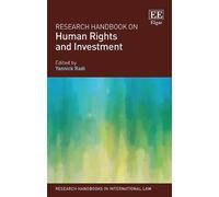 Yannick Radi Research Handbook on Human Rights and Investment (Copertina rigida)