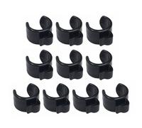 YANPINGJIA 10 pezzi/set di supporti per microfono, morsetti di montaggio per mantenimento dell'ordine e stabilità, attrezzatura di registrazione avanzata, clip per la gestione del cavo del microfono