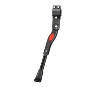 YANSHUYU Cavalletto Bici 1/2pcs Bicycle Side Support Bicycle Rear Bracket Aluminum Alloy Kickstand Adjustable Length for 24-27.5 inch Mountain Bike Rastrelliera Biciclette(Black-1pc)