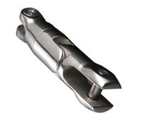 YANSHUYU Connettore Di Ancora Connettore Girevole Doppio per Barca, Perno di Ancoraggio a Catena, Accessori Nautici in Acciaio Inox Connettore Girevole A Catena Di Ancora(6-8)