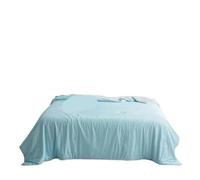 YANSHUYU Coperta Refrigerante Letto Coperta rinfrescante Estiva in Seta ghiacciata, Trapunta Leggera e Traspirante for Il Freddo e Il Clima Caldo Coperta Rinfrescante per L'Estate(Sky Blue,150x200cm)