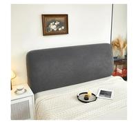 YANSHUYU Copri Testiera Letto Fodera for testiera jacquard elastica for comodino trapuntata for tutte le stagioni facile da pulire for camera letto Testiera Letto(Dark grey,M)